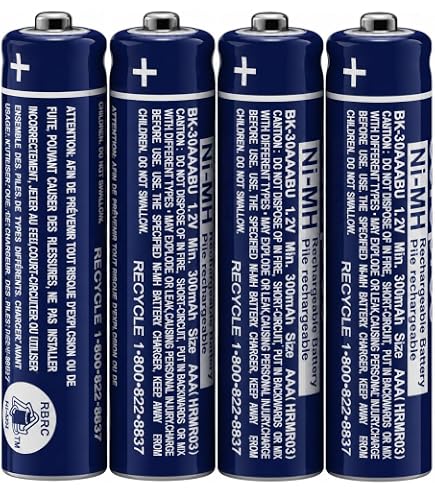 Amazon.com: RocketBus BK-30AAABU Replacement NiMH Rechargeable